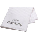 Manta para Recibir a Bebé Blanca